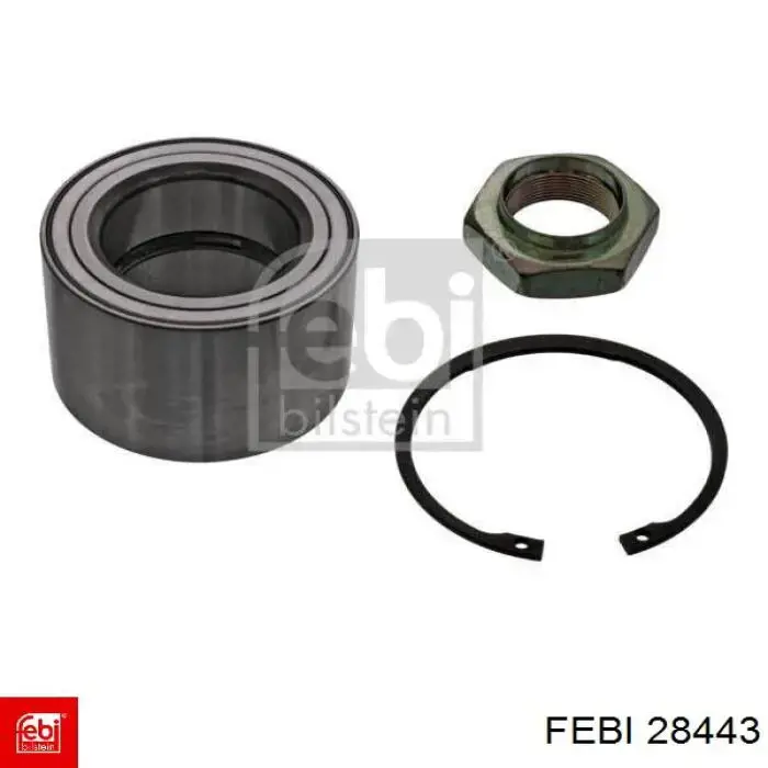 Disco de freno 28443 Febi