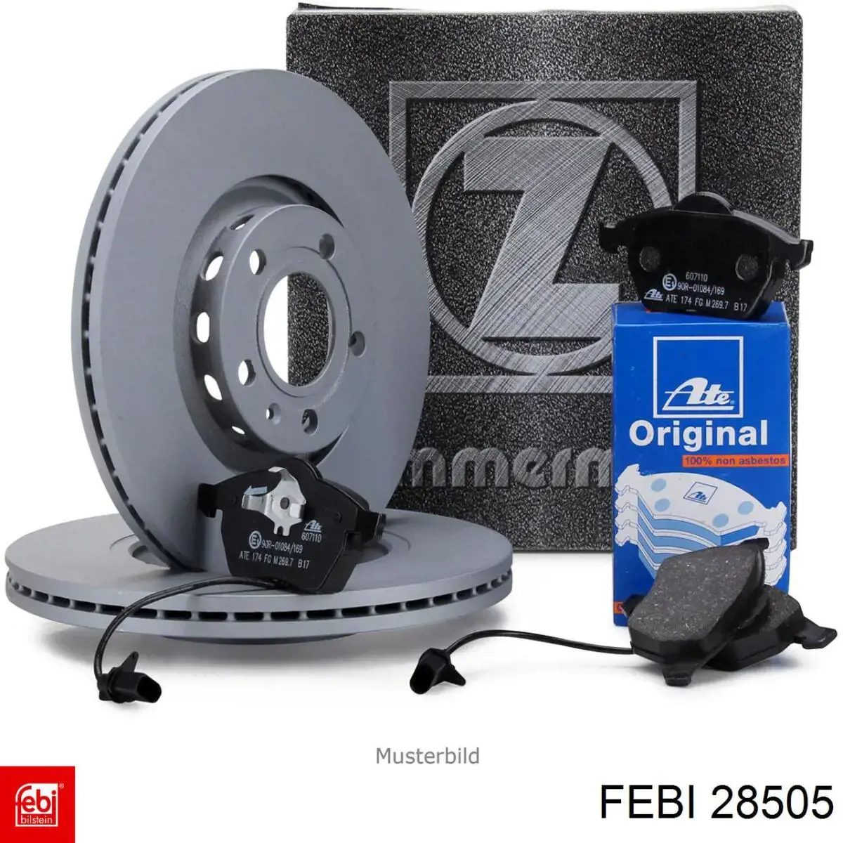 Comprar 28505 Febi Freno de disco delantero