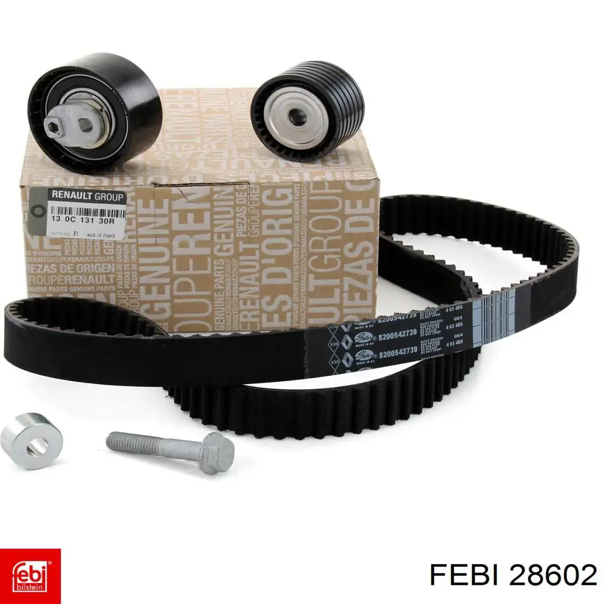 Kit de distribución 8660001600 Renault (RVI)
