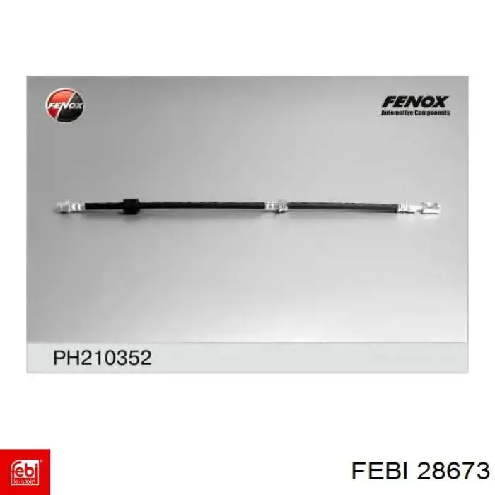 Latiguillos de freno delantero Febi 28673 precio, desde 13,37 EUR