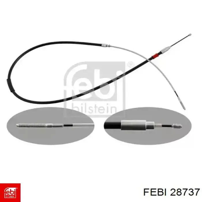 Comprar 28737 Febi Cable de freno de mano trasero derecho