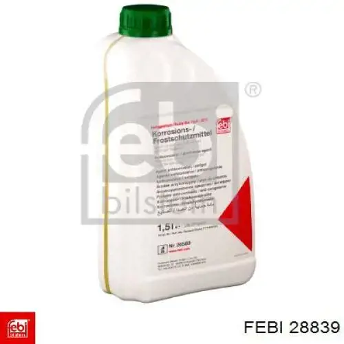 Correa de alternador 28839 Febi