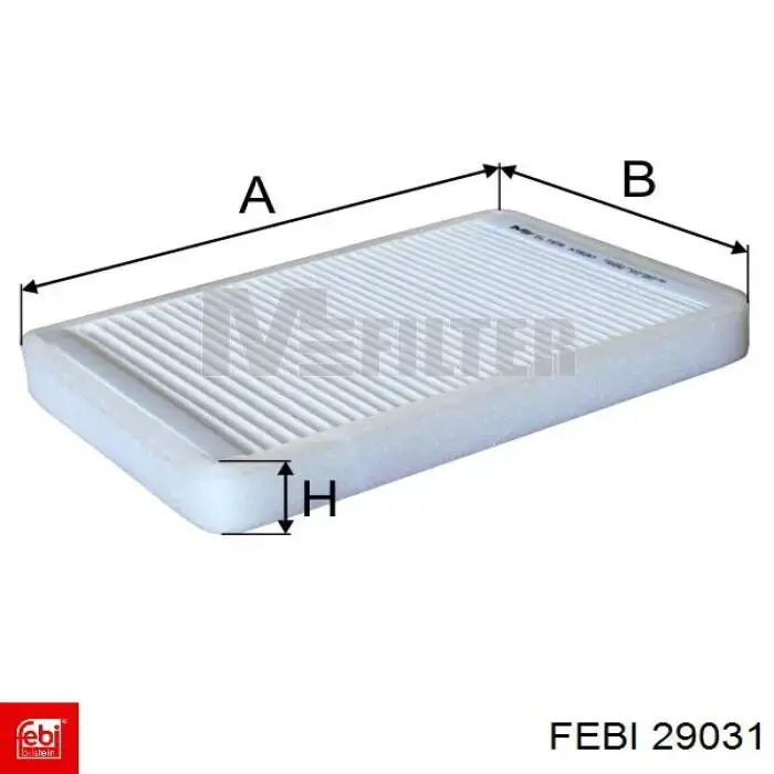 Correa de alternador 29031 Febi