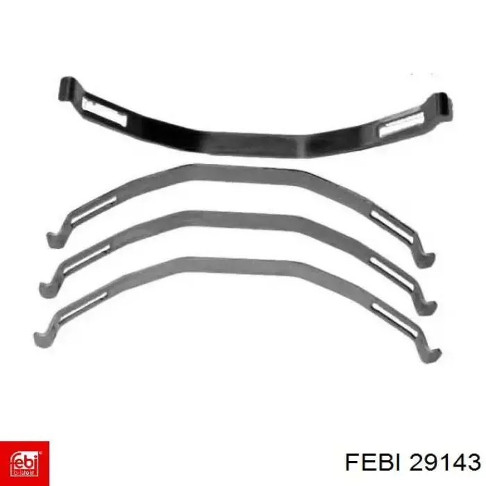 Brazo inferior derecho de la suspensión delantera 29143 Febi
