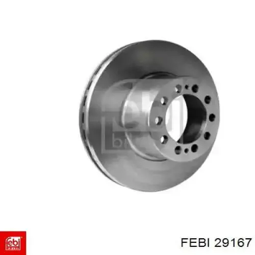Disco de freno 29167 Febi