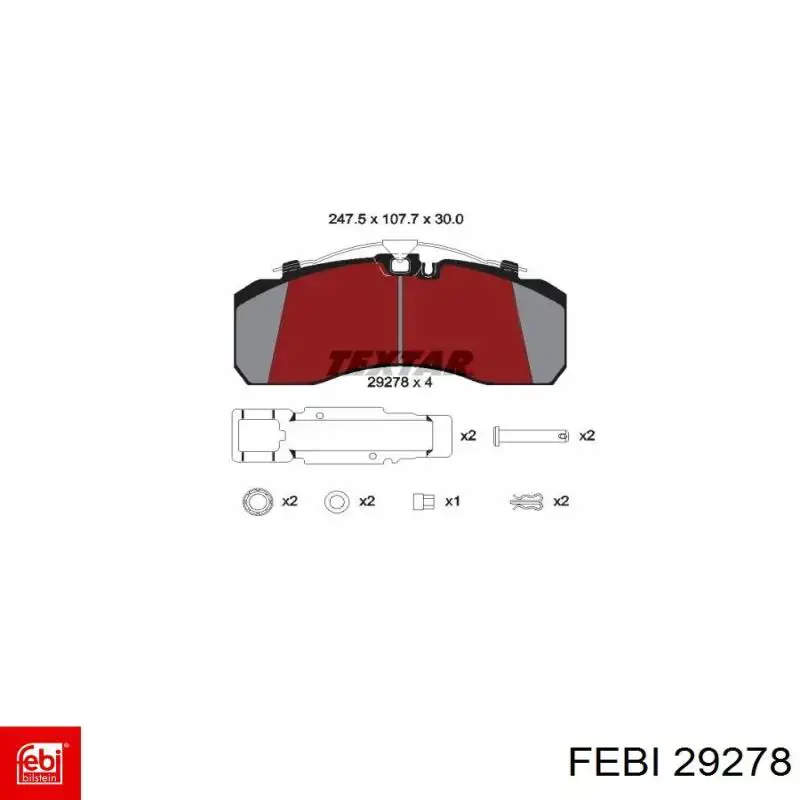 Soporte estabilizador Febi 29278 precio, desde 10,07 EUR