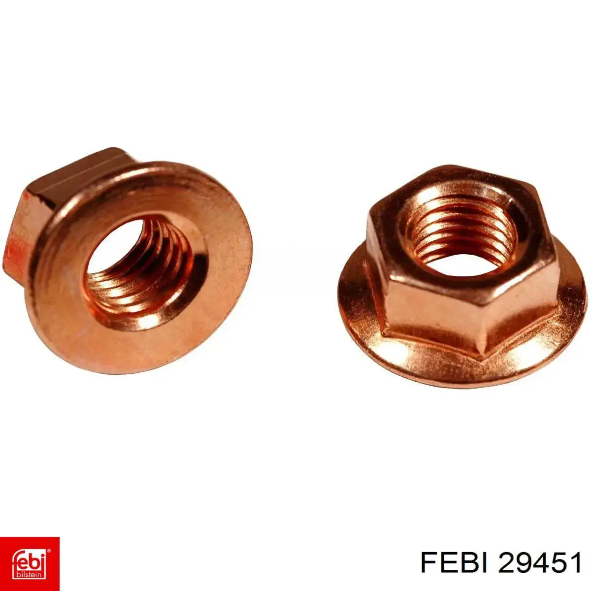 Perno de fijación interior del brazo oscilante superior trasero 29451 Febi