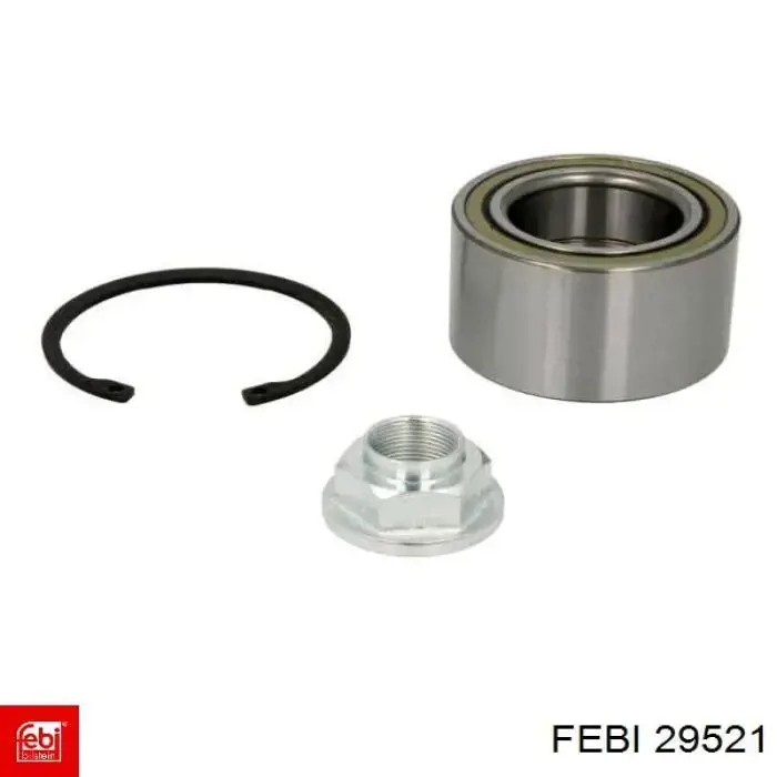 Cojinete de rueda delantero 29521 Febi