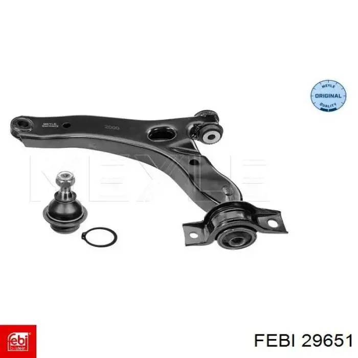 Brazo inferior izquierdo de la suspensión delantera Febi 29651 precio, desde 69,43 EUR