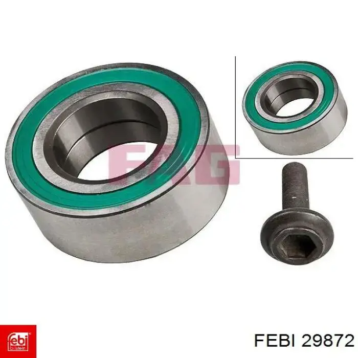 Cojinete de rueda trasero Audi A4 8E2