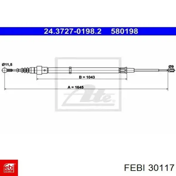 Comprar 30117 Febi Tensor de correa poli V 