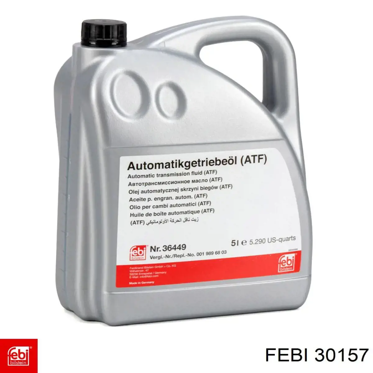 Filtro caja de cambios automática Febi 30157