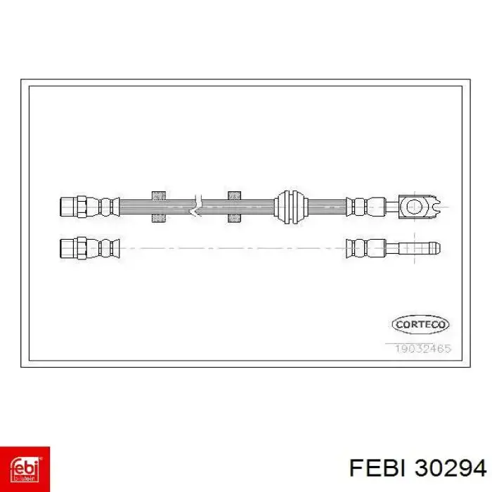 Comprar 30294 Febi Latiguillos de freno delantero