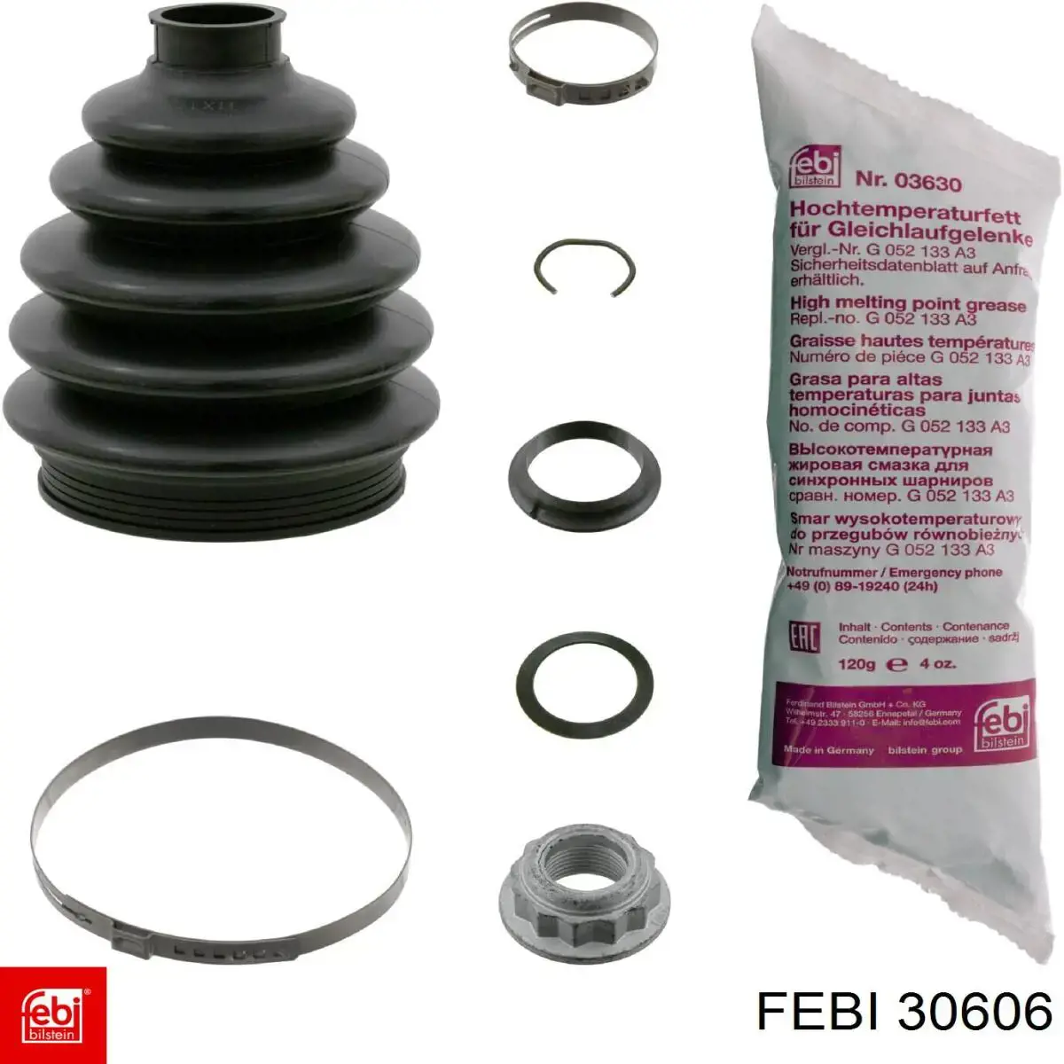 Brazo inferior derecho de la suspensión delantera Febi 30606 precio, desde 49,08 EUR