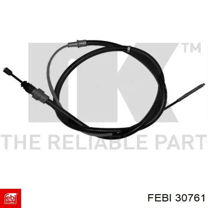 Cable de freno de mano trasero derecho/izquierdo Febi 30761 precio, desde 14,19 EUR