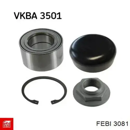 Soporte del alternador 3081 Febi
