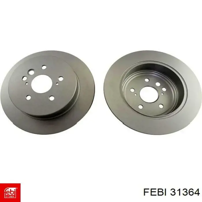 31364 Febi Freno de disco trasero