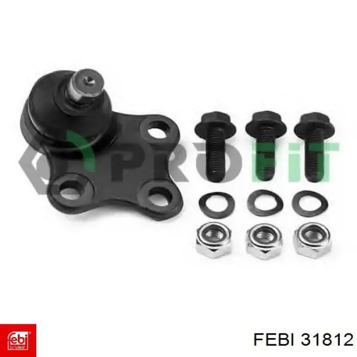 Rótula inferior de suspensión Febi 31812 precio, desde 14,14 EUR
