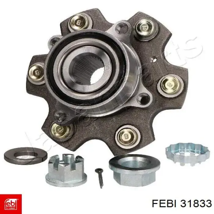 Cojinete de rueda delantero Febi 31833 precio, desde 58,99 EUR