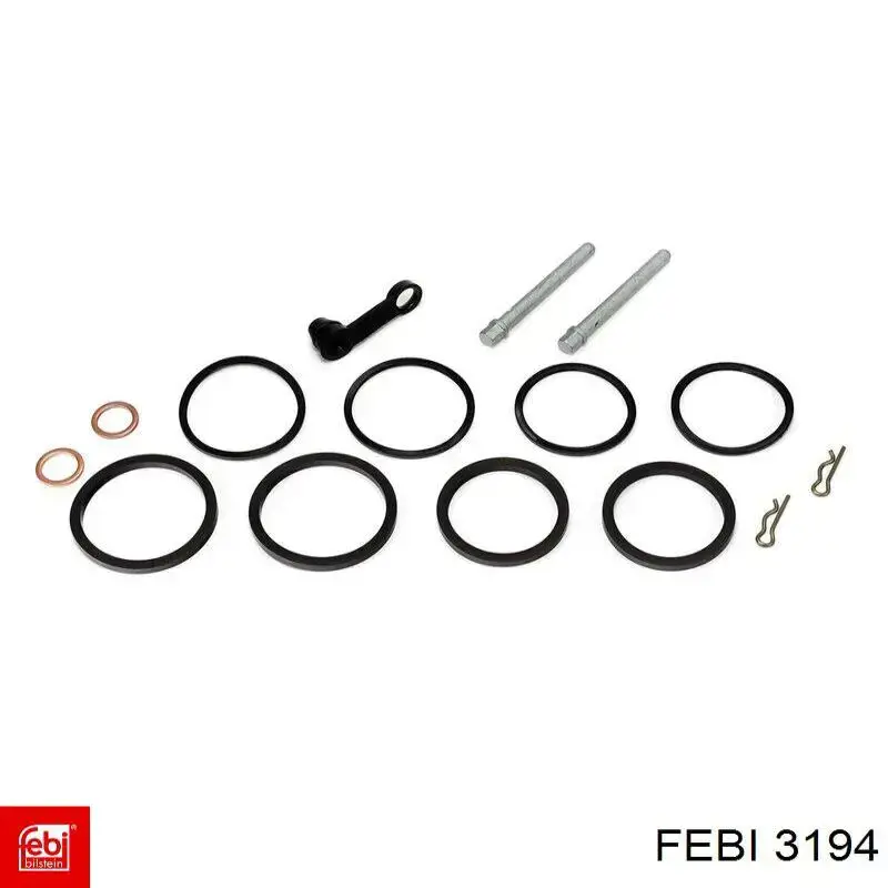 Soporte del amortiguador delantero 3194 Febi