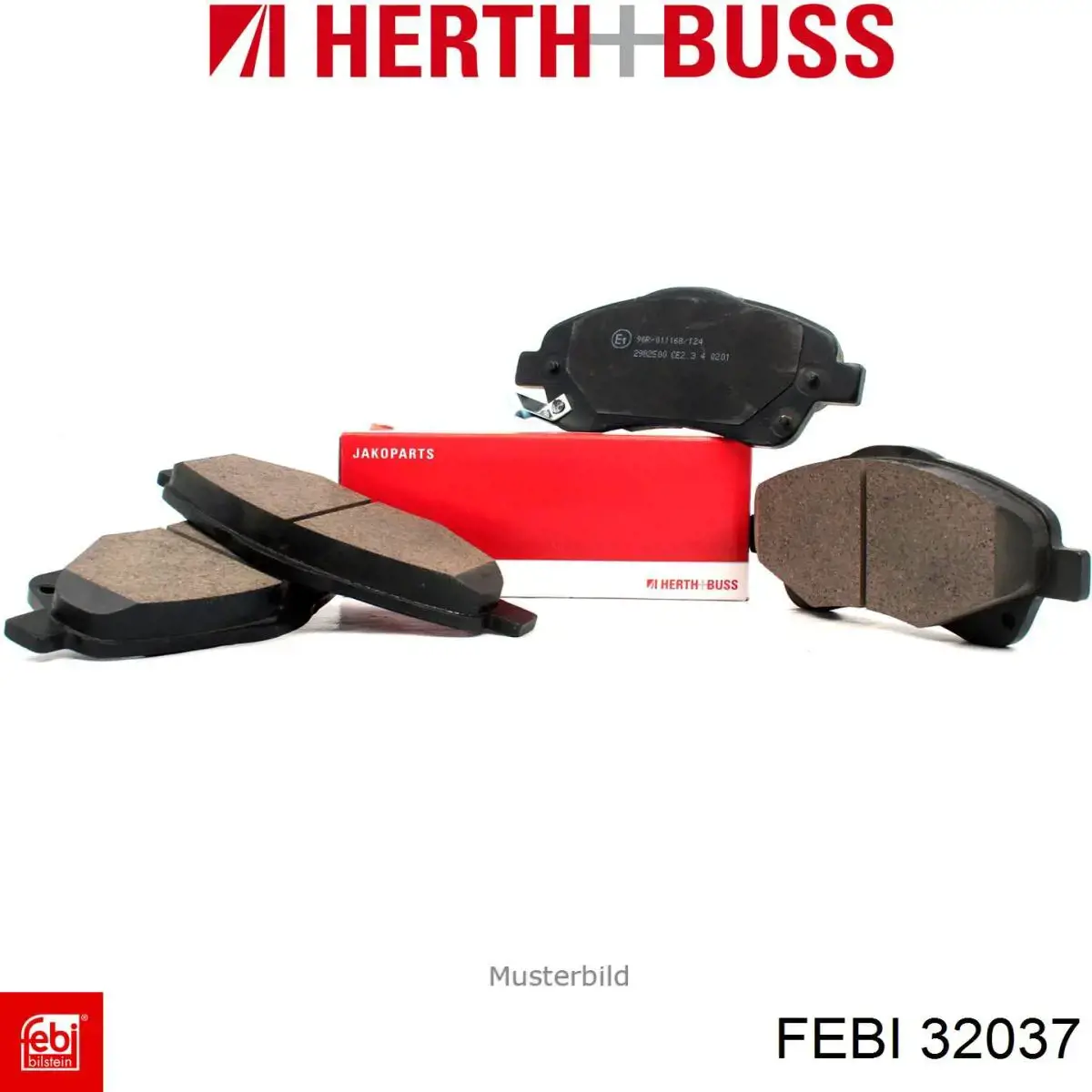 Silentblock de brazo transversal de suspensión trasera 32037 Febi