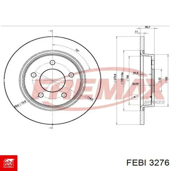 Esfera del amortiguación trasera Mercedes C 190 (W201)