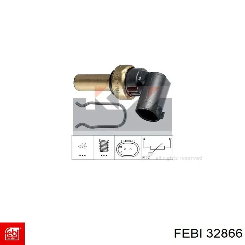 32866 Febi interruptor luz de freno