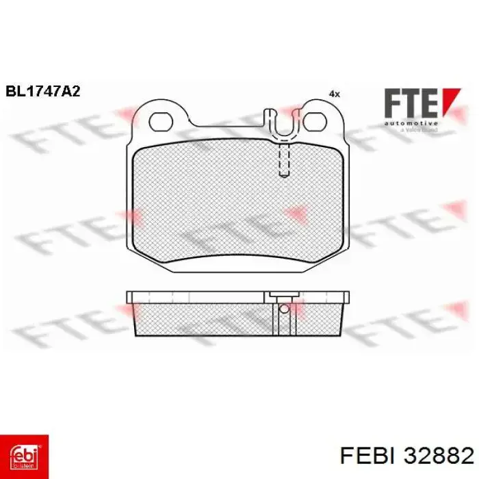 Filtro de transmisión automática 32882 Febi