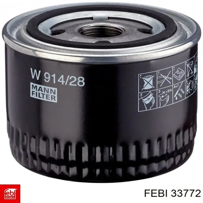 Filtro de aceite 33772 Febi