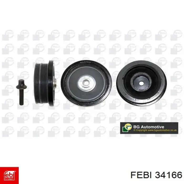 Polea del cigüeñal Febi 34166 precio, desde 122,41 EUR