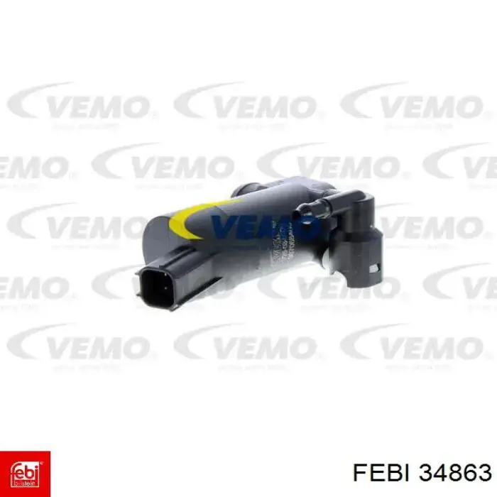 Comprar 34863 Febi Bomba-motor de limpiaparabrisas delantero/trasero