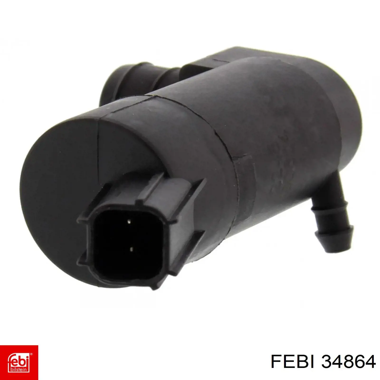 Bomba de agua limpiaparabrisas, delantera 34864 Febi