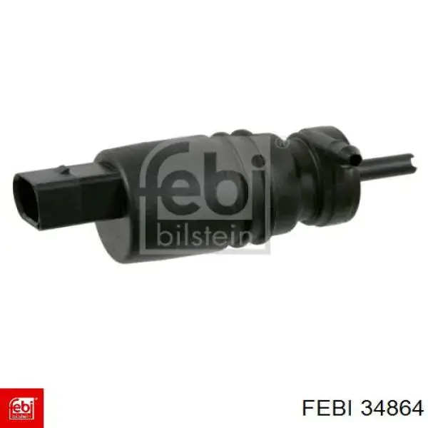 Bomba de agua limpiaparabrisas, delantera Febi 34864 precio, desde 15,76 EUR