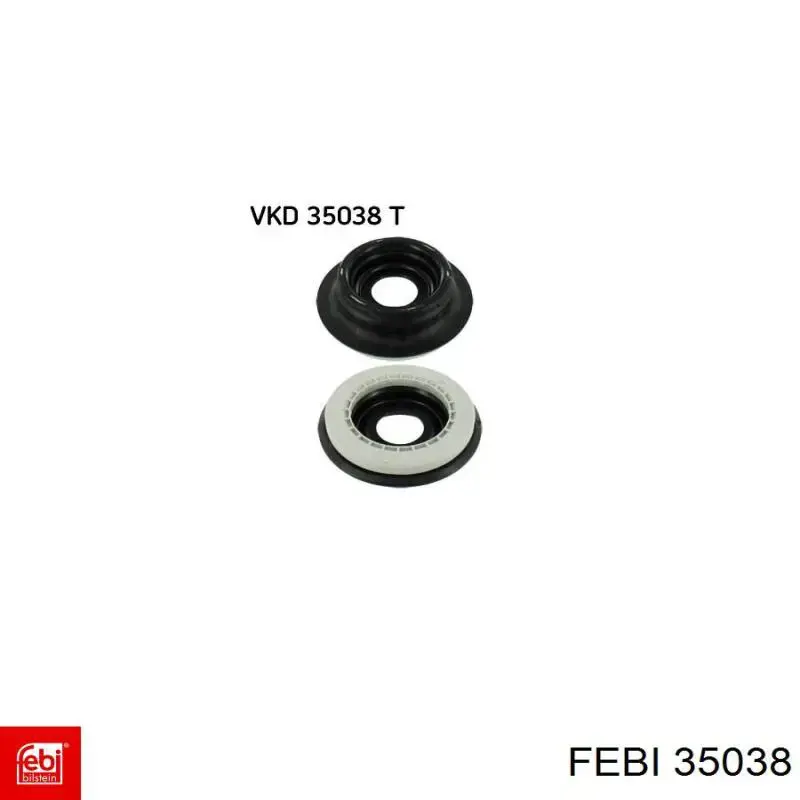 Buje de ballesta delantera Febi 35038 precio, desde 18,54 EUR