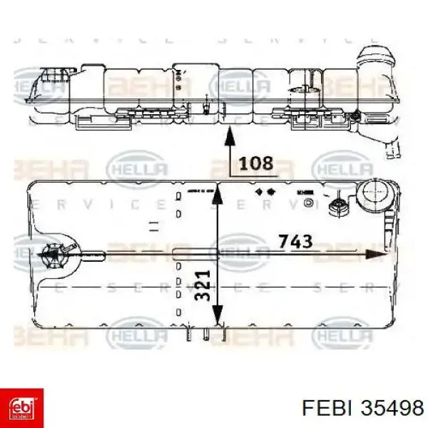 Comprar 35498 Febi Deposito expansion