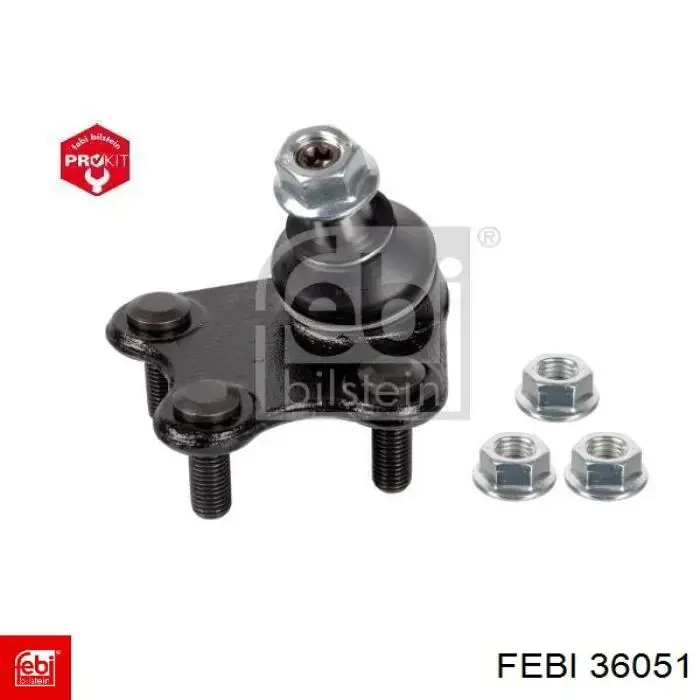 Rótula de suspensión inferior izquierda Febi 36051 precio, desde 15,73 EUR