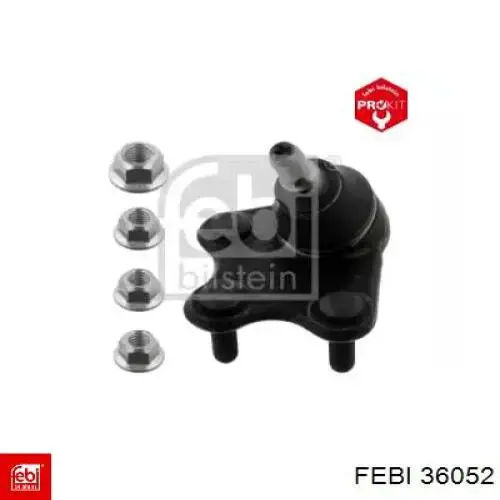Cojinete de bola inferior derecho Febi 36052