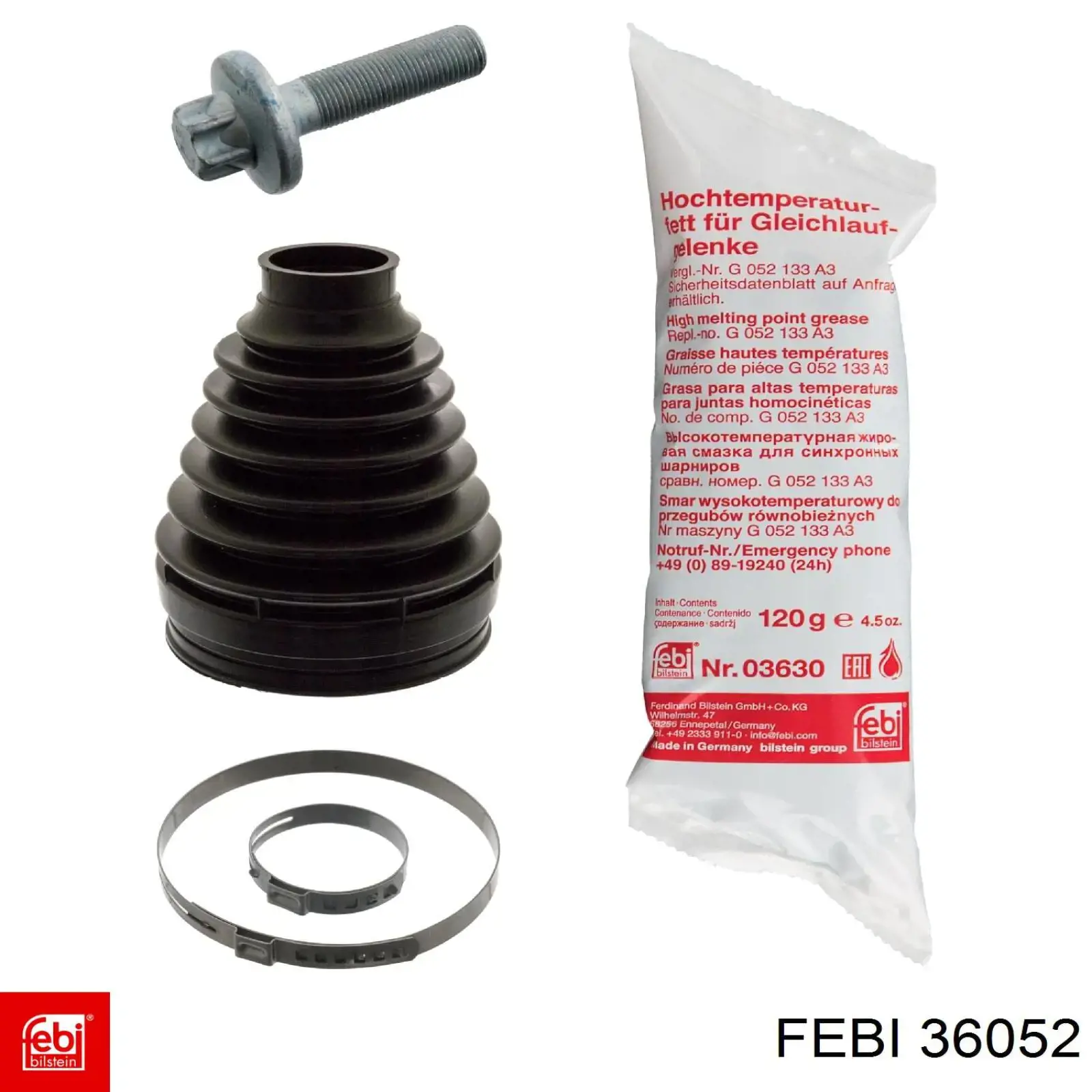 Comprar 36052 Febi Rótula de suspensión inferior derecha