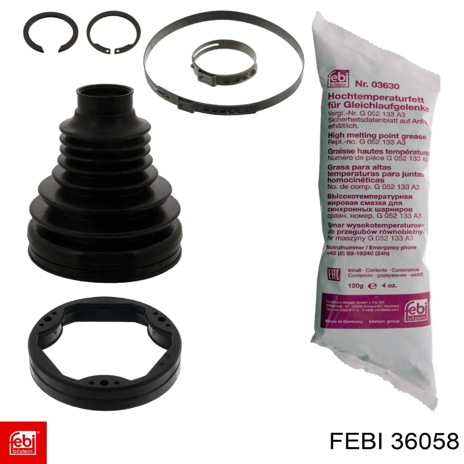 Comprar 36058 Febi Triángulo de suspensión delantera, superior izquierda