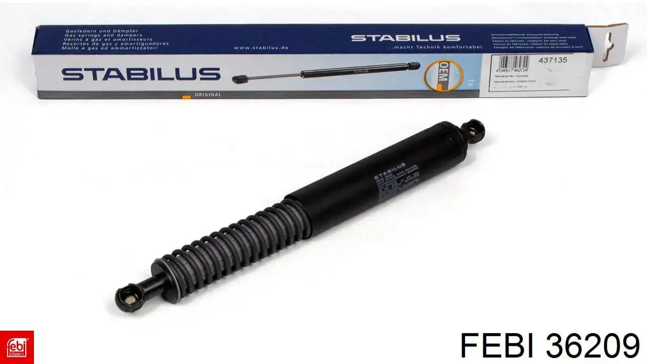 Amortiguador de maletero Febi 36209 precio, desde 32,58 EUR