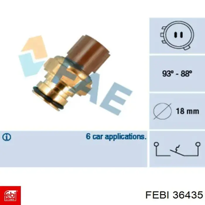 36435 Febi mangueta trasera izquierda (suspension)