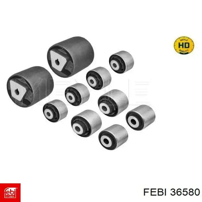 Buje del brazo de suspensión delantero superior Febi 36580 precio, desde 7,97 EUR