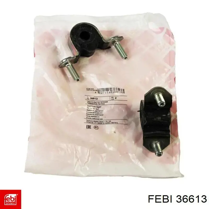 Buje estabilizador delantero exterior 36613 Febi