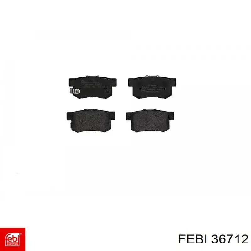 Comprar 36712 Febi Cable de freno de mano trasero derecho/izquierdo