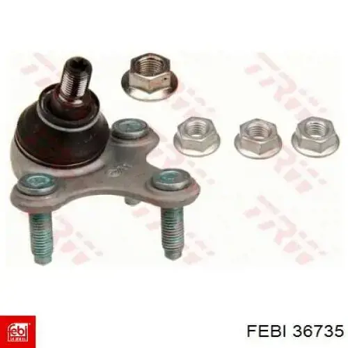 Rótula de suspensión inferior izquierda Febi 36735 precio, desde 23,43 EUR