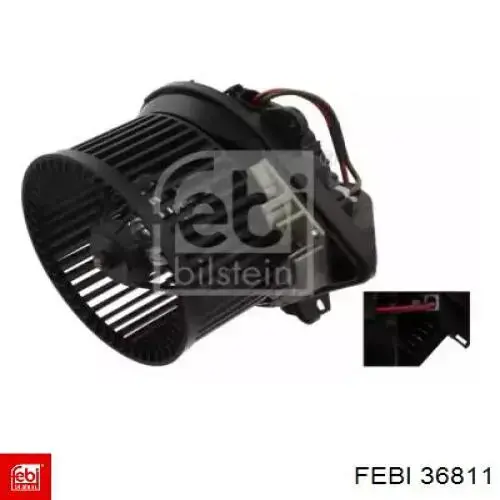 36811 Febi motor eléctrico, ventilador habitáculo