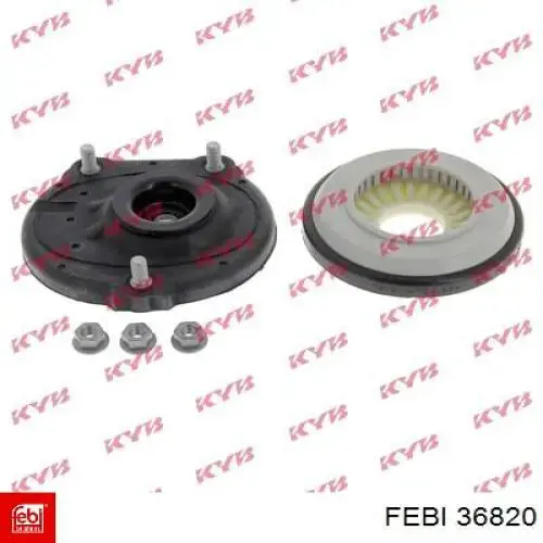 Soporte del amortiguador delantero derecho 36820 Febi