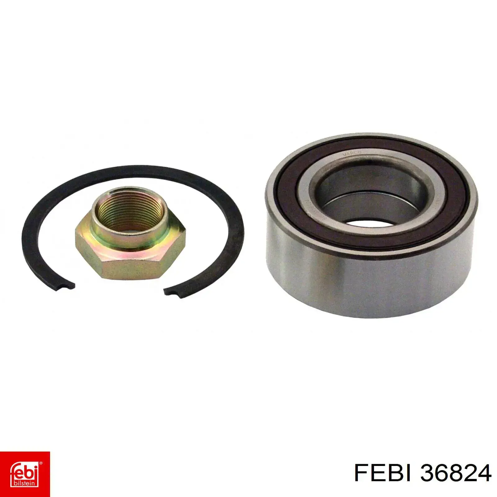 Cojinete de rueda delantero 36824 Febi