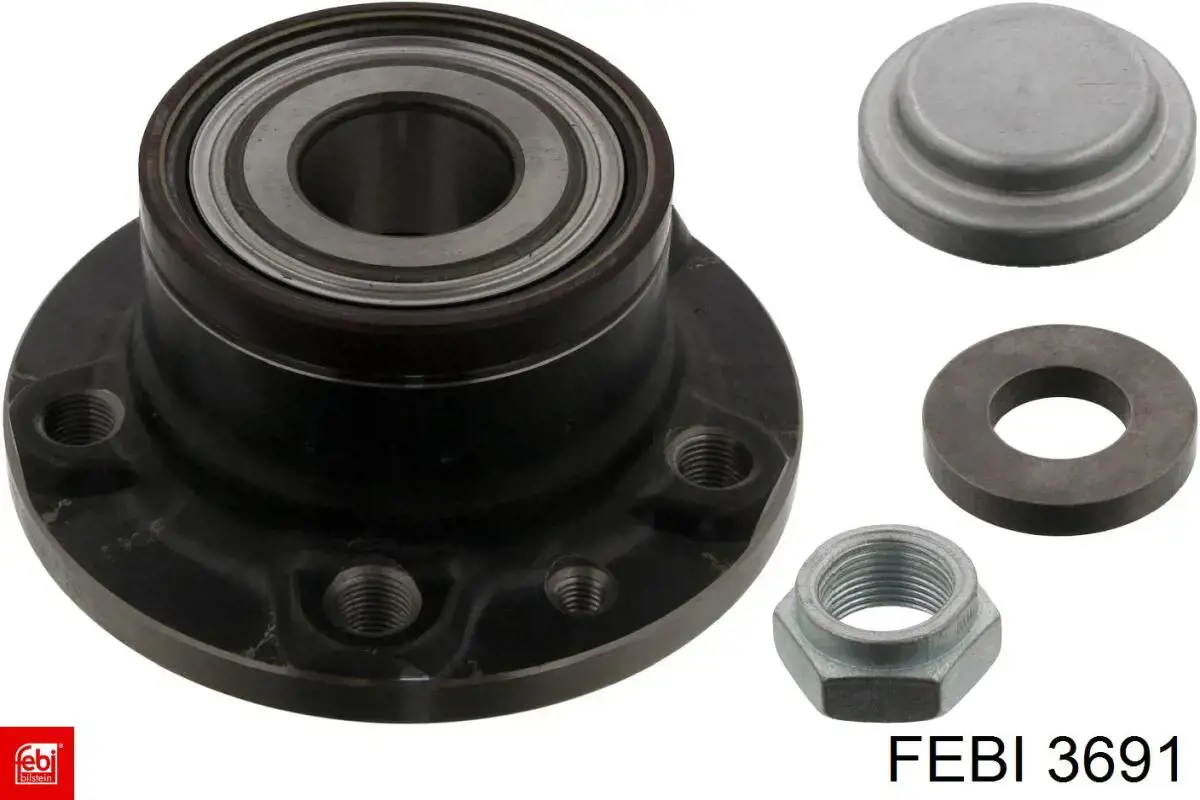 Cojinete de cubo delantero Febi 3691 precio, desde 35,50 EUR