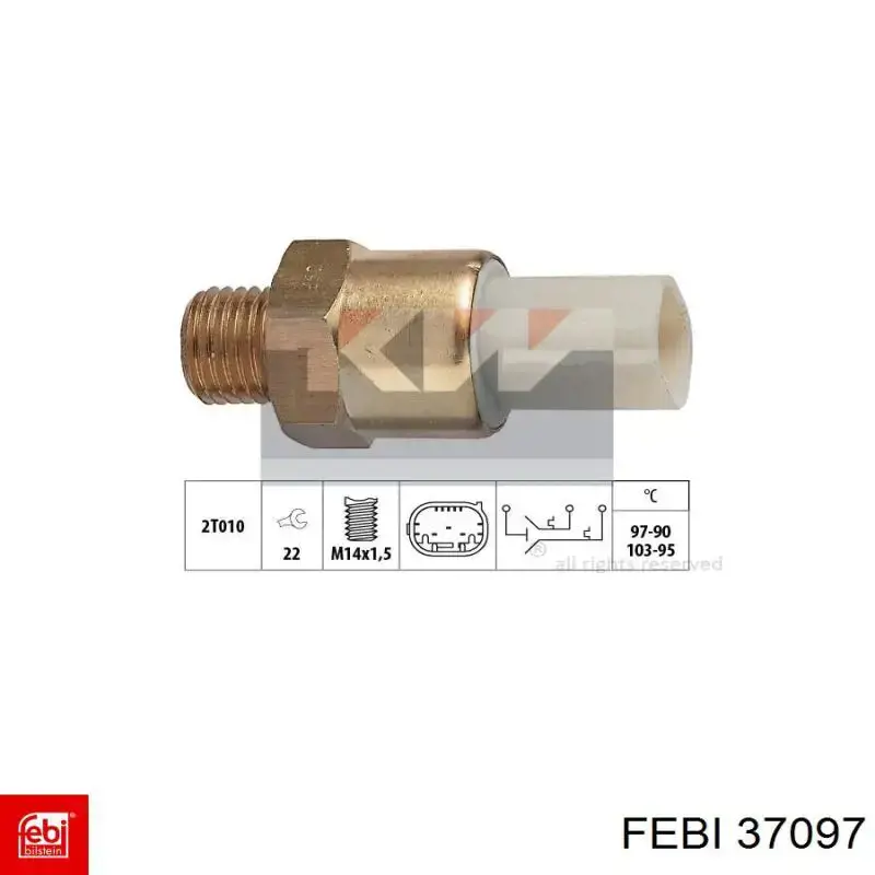 Manguera superior del radiador Febi 37097 precio, desde 14,09 EUR